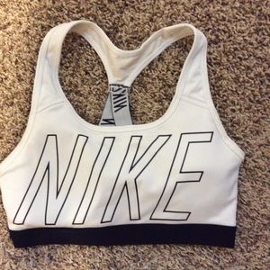 Black and White sports Bra